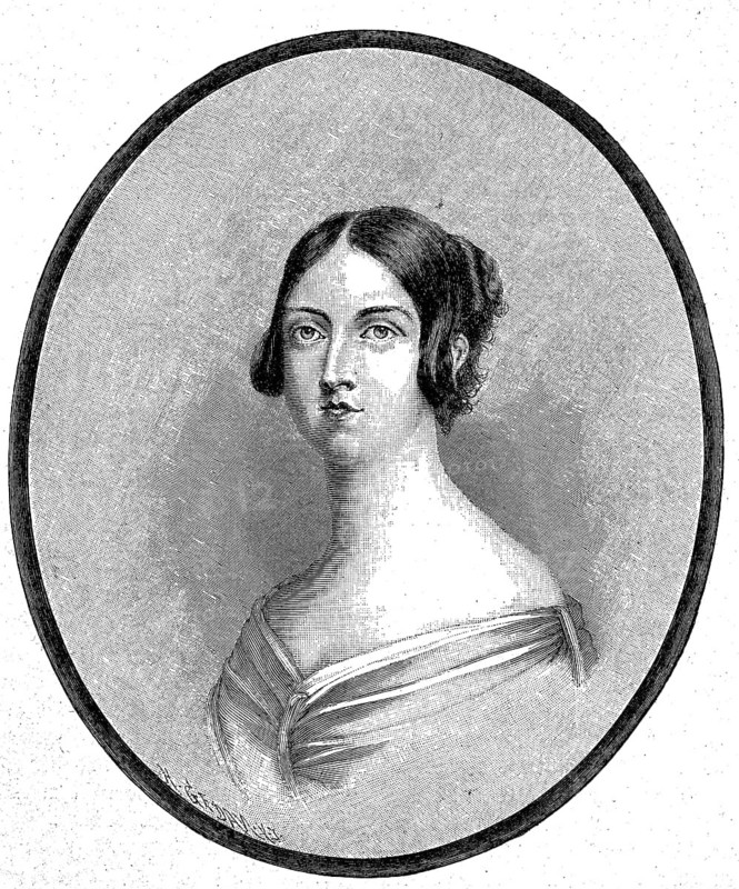 Victoria, Princess Alexandrina Victoria of Kent, 24 May 1819, 22 January 1901, Queen of the United Kingdom of Great Britain and Ireland from 1837 to 1901, here at the beginning of her reign, Historical, digital reproduction of an original from the 19th century