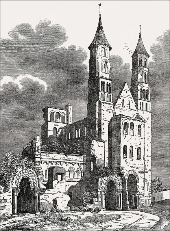 Jumièges Abbey was a Benedictine monastery, Jumièges, Seine-Maritime département, Normandy, France