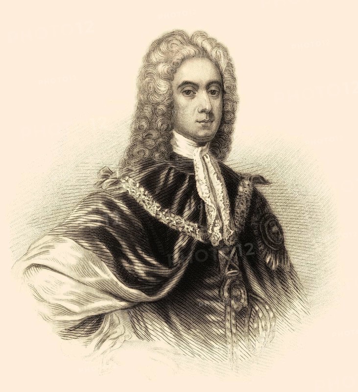 Feldmarschall John Campbell, 2. Herzog von Argyll, 1. Herzog von Greenwich, Lord Lorne, 1680-1743, schottischer Adliger und hoher Befehlshaber der britischen Armee