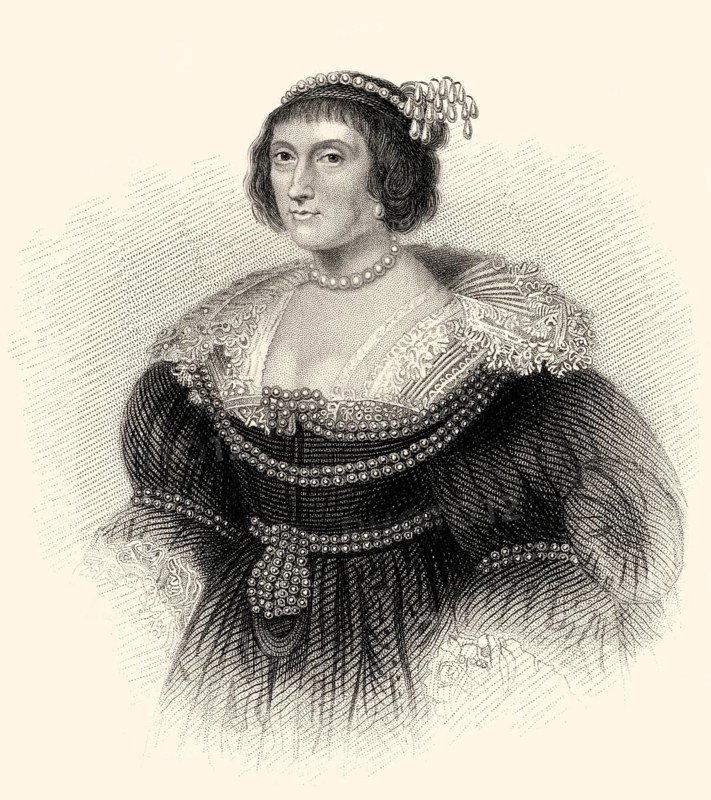 Elizabeth Stuart, die Winterkönigin, 1596 - 1662, als Ehefrau von Friedrich V., Kurfürst von der Pfalz, Kurfürstin von der Pfalz und Königin von Böhmen
