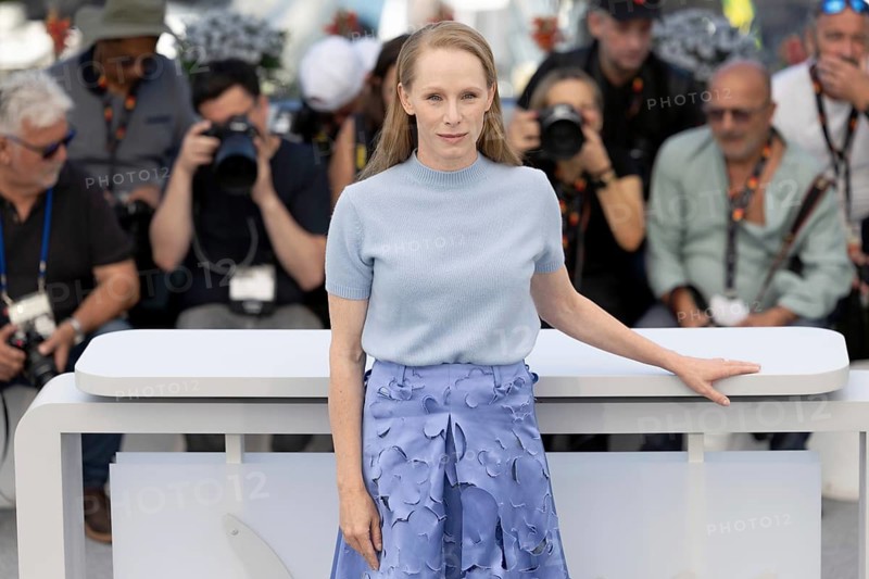 Cannes, France - 15.5.2024: Susanne Wüst during the photocall for SOUND OF FALLING at the 78th Cannes International Film Festival. The film festival will take place from 13 to 24 May 2025