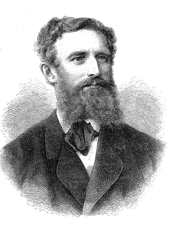 Gustav Freiherr von Meyern-Hohenberg, 10 September 1820, 1 March 1878, a German poet-lawyer, intendant and playwright, Historical, digital reproduction of an original from the 19th century