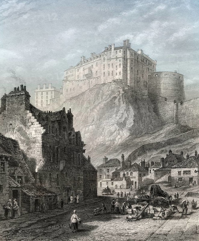 Edinburgh Castle, a historic fortress, Edinburgh, Scotland, United Kingdom