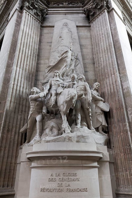 Panthéon, National Hall of Fame, Memorial to the Generals of the French Revolution, Latin Quarter, Paris, France