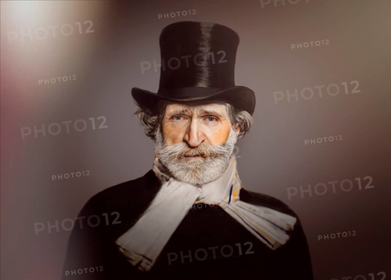 Giuseppe Fortunino Francesco Verdi, 1813 – 1901, Italian composer, digitally edited after a painting of Giovanni Boldini