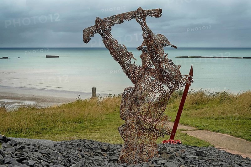 France - Normandie - Arromanches-les-Bains - Soldier's Memorial