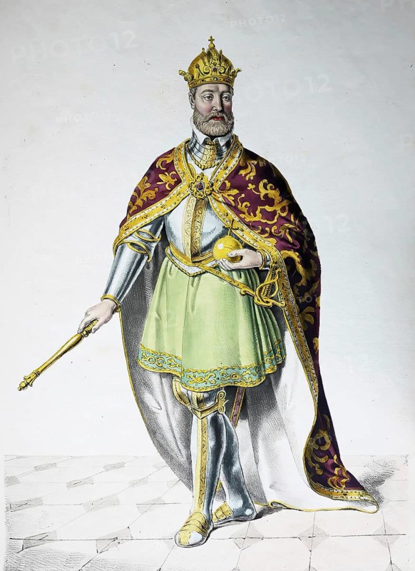 Matthias II (1557-1619), Roman-German Emperor, King of Bohemia, Hungary, Historical, digitally restored reproduction from a 19th century original, Record date not stated