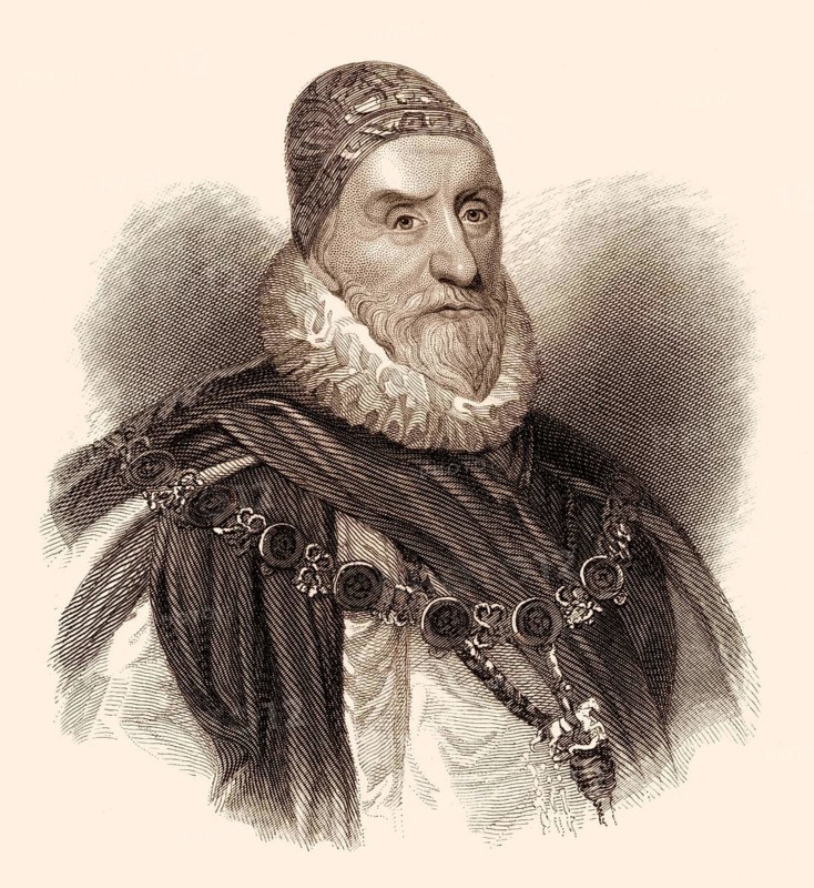 Charles Howard, 1st Earl of Nottingham, Howard of Effingham, 1536-1624, an English statesman and Lord High Admiral under Elizabeth I and James I