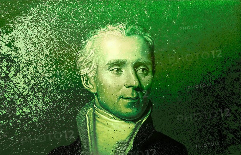 Pierre-Simon Marquis de Laplace, 1749-1827, French physicist, astronomer and mathematician, digitally altered