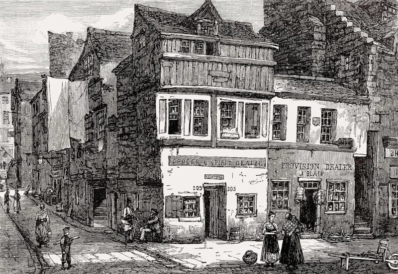 College Wynd, Cowgate, Edinburgh, Scotland, 18th century