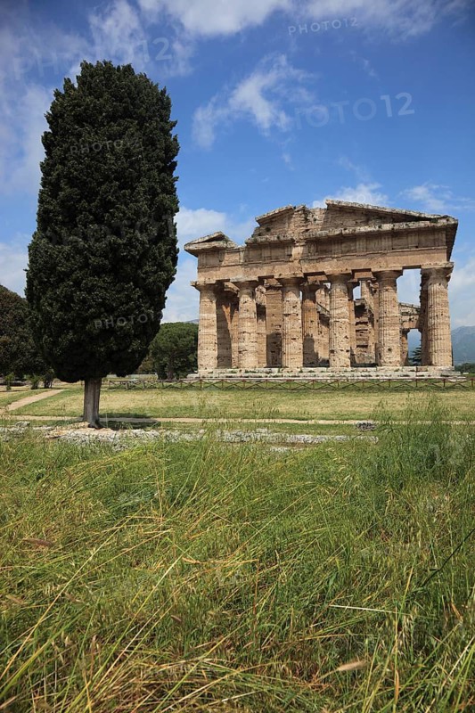 Temple of Poseidon, 2nd Temple of Hera, in Paestum, Campania, Italy