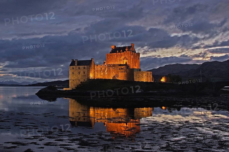 Castle Eilean Donan in Scotland, Loch Duich, Western Highlands, Scotland, United Kingdom