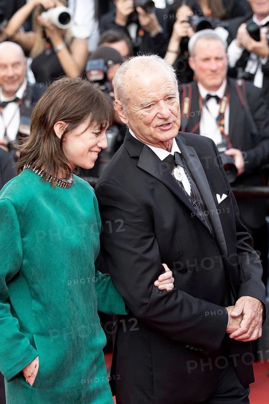 Cannes, France - 18.5.2024: Charlotte Gainsbourg and Bill Murray on the red carpet during the 78th Cannes International Film Festival. The film festival takes place from 13 to 24 May 2025