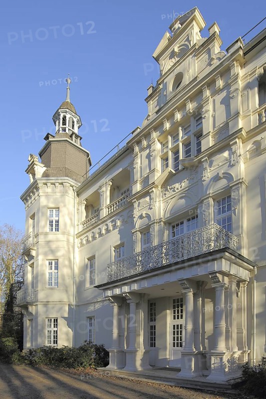 Classicist Luxembourgish Castle, District Court, Königstein, Taunus, Hesse, Germany