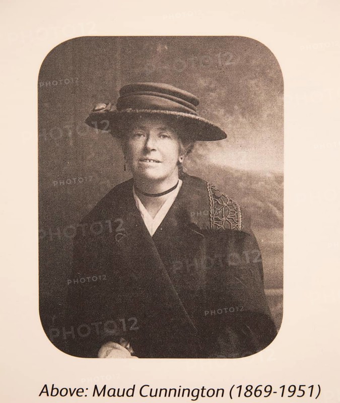 Portrait of Maud Cunnington 1869-1951. With permission of Wiltshire Museum, Devizes, England, UK
