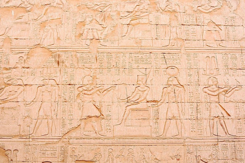 Relief, Khnum Temple of Esna, Egypt