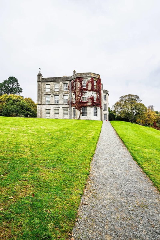 Autumn colors over Plas Newydd House and Gardens and Parkland, Llanfairpwllgwyngyll, Anglesey, Wales, UK