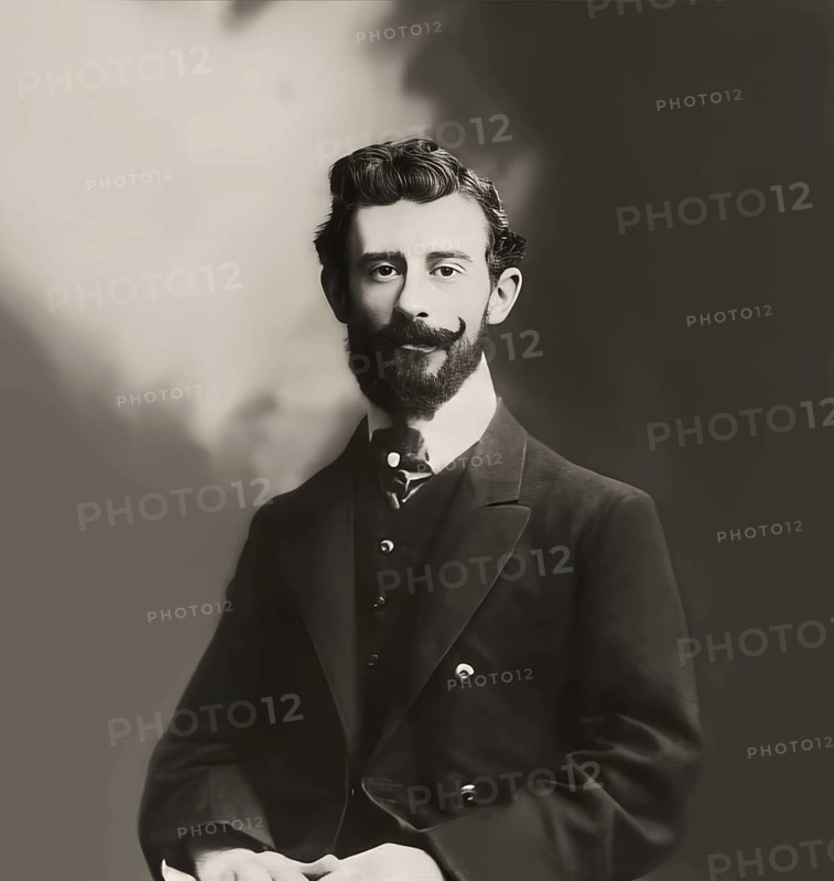 Joseph Maurice Ravel, 1875 – 1937, French composer, pianist and conductor, leading musician in Impressionism, digitally edited