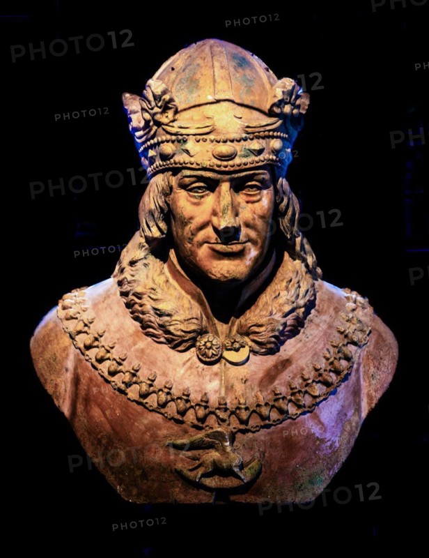 Emperor Frederick III, Museum of Arms, Castle of San Giusto, medieval castle and fortress, 15th-16th century, Colle di San Giusto, Trieste, harbour town on the Adriatic, Friuli, Italy, Trieste, Friuli, Italy
