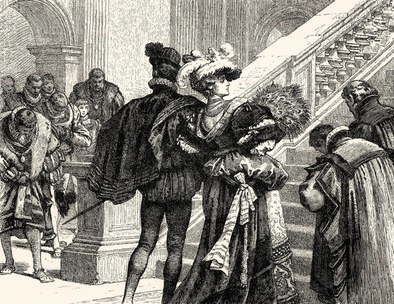 Scene from Götz von Berlichingen by Johann Wolfgang von Goethe