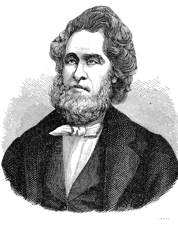 Jules Claude Gabriel Favre, 21 March 1809, 19 January 1880, a French politician. From 1870 to 1871 he was foreign minister in the government of national defence, Historical, digital reproduction of an original from the 19th century