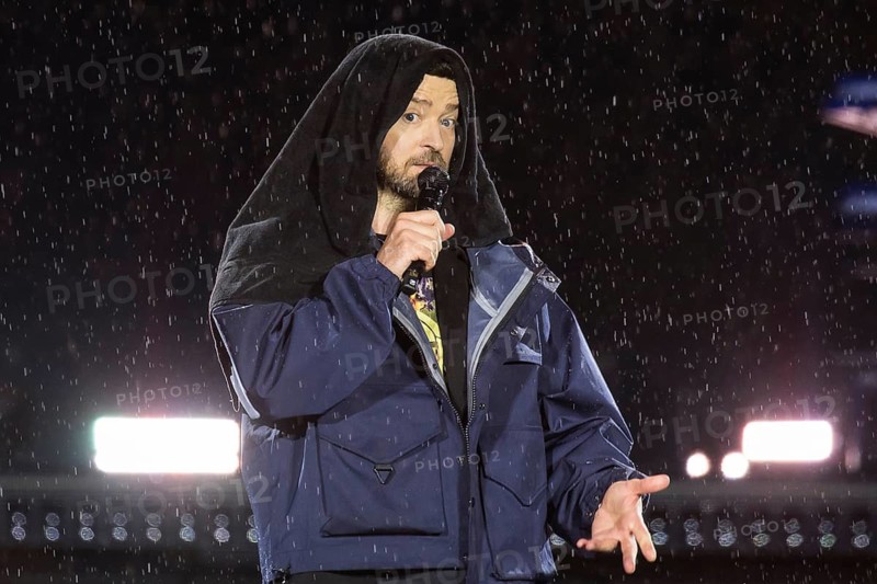 Justin Timberlake at the Lollapalooza Festival in the Olympiastadion and on the Maifeld, Berlin, 12/07/2025