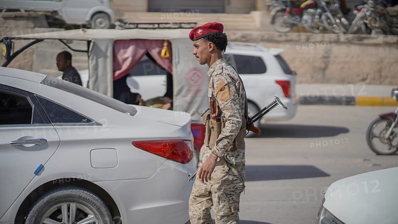 In Southern Yemen on February 5, 2026, the Saudi-backed Yemeni Army deploys security checkpoints in the streets of Hadramaut following the withdrawal of the UAE-backed Southern Transitional Council (STC) forces, Hadramaut, Seiyun, Yemen
