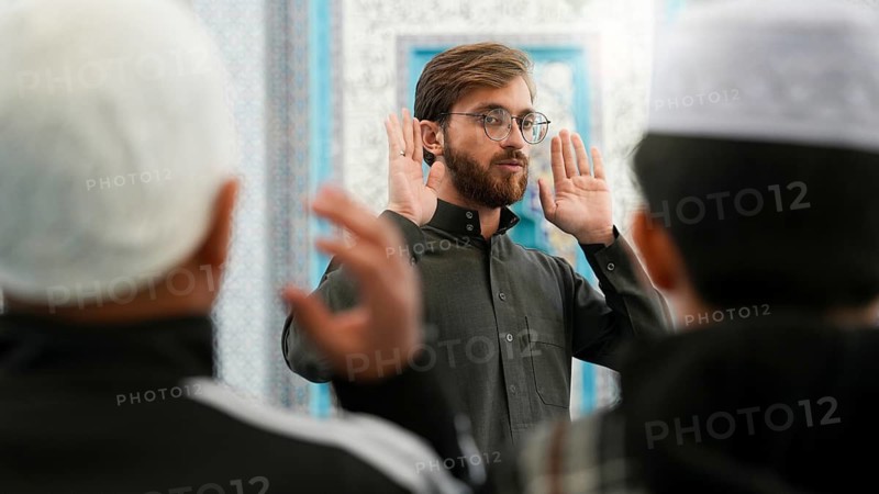 Muslims, elders and children, flock to mosques during the days of the month of Ramadan to worship their Lord, read the Qur'an, and perform the Taraweeh prayer in Gaziantep, Türkiye, March 5, 2026, Gaziantep, Gaziantep, Turkey