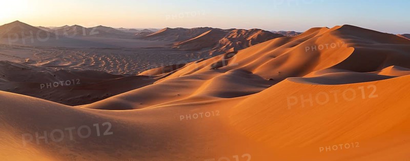 Sand dunes in the Rhub al Khali desert, empty quarter, largest sandy desert in the world, Oman