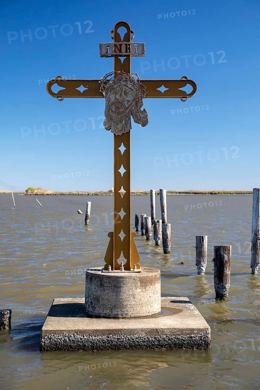 Shell Beach, Louisiana - A monument to those who died in St. Pernard Parish during Hurricane Katrina. St. Bernard Parish was one of the hardest-hit areas during the 2005 storm