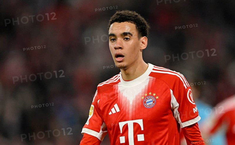 Jamal Musiala FC Bayern Munich FCB (10) portrait Football Bundesliga, Allianz Arena, Munich, Bavaria, Germany