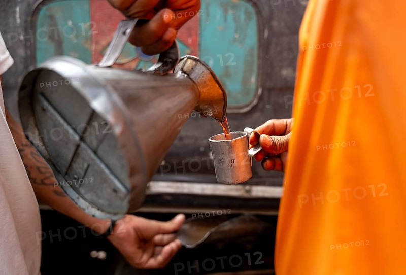 A fuel station attendant refuels a auto rickshaw at a petrol pump in Guwahati, India, on March 11, 2026. Oil prices reversed course from recent highs, slipping to around 90 USD a barrel after remarks by U.S. President Donald Trump on the Iran conflict. Markets remain unsettled as traders monitor the evolving geopolitical situation
