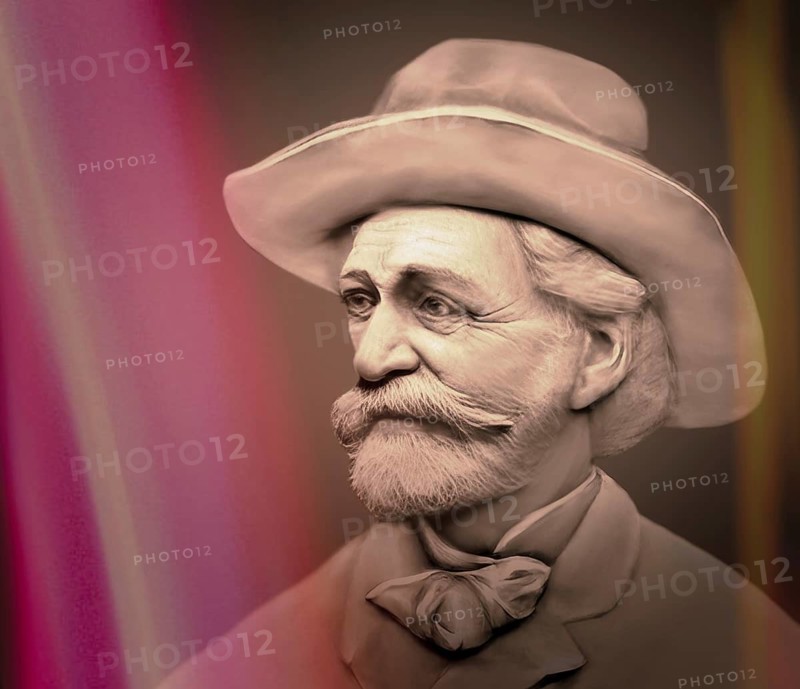 Giuseppe Verdi, 1813 – 1901, Italian opera composer, digitally edited