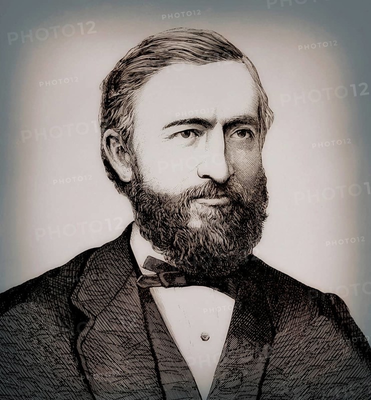 Johann Philipp Reis, 1834 – 1874, German scientist and inventor, digital edited