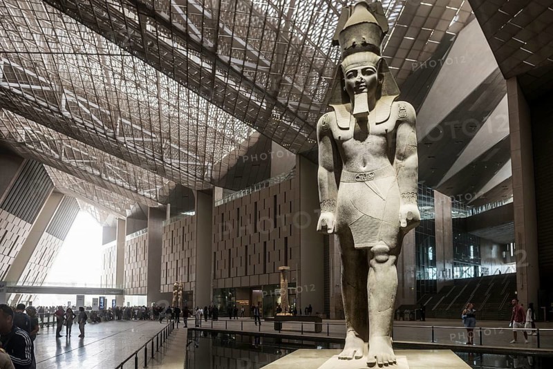 Entrance Hall, Grand Egyptian Museum, GEM, Giza, Cairo, Egypt