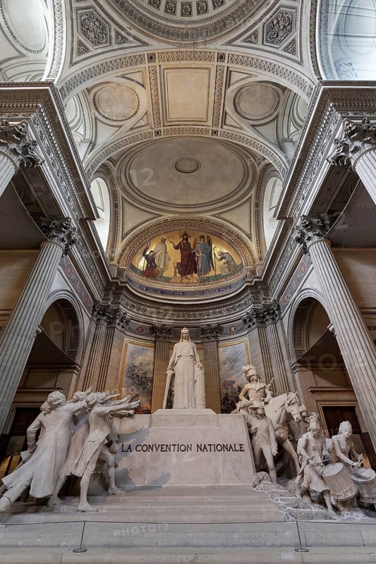 La Convention Nationale, The National Convention, group of figures by François Sicard, Panthéon, National Hall of Fame, Latin Quarter, Paris, France
