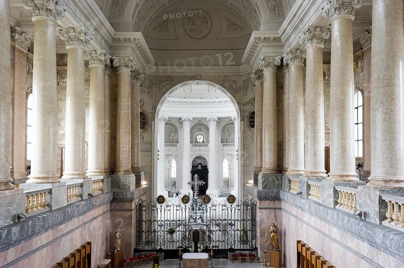 Interior view, St Blasien Cathedral, St. Blasien, Black Forest, Southern Black Forest, Baden-Württemberg, Germany