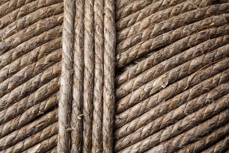 Package cord rolled up