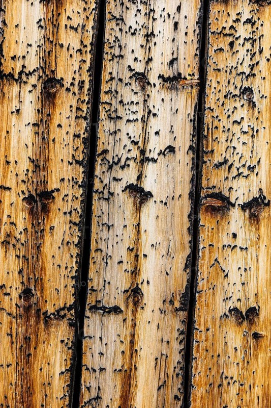 Weathered larch wood planks on a hay barn, Chandolin, Val d'Anniviers, Valais Alps, Canton Valais, Switzerland