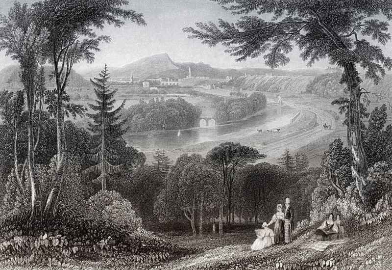 City-scape of Inverness, Scottish Highlands, Scotland, Great Britain