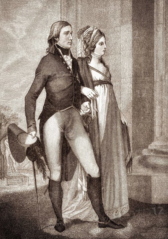 The royal couple Frederick William III, 1770 - 1840, king of Prussia and Louise of Mecklenburg-Strelitz, 1776 - 1810
