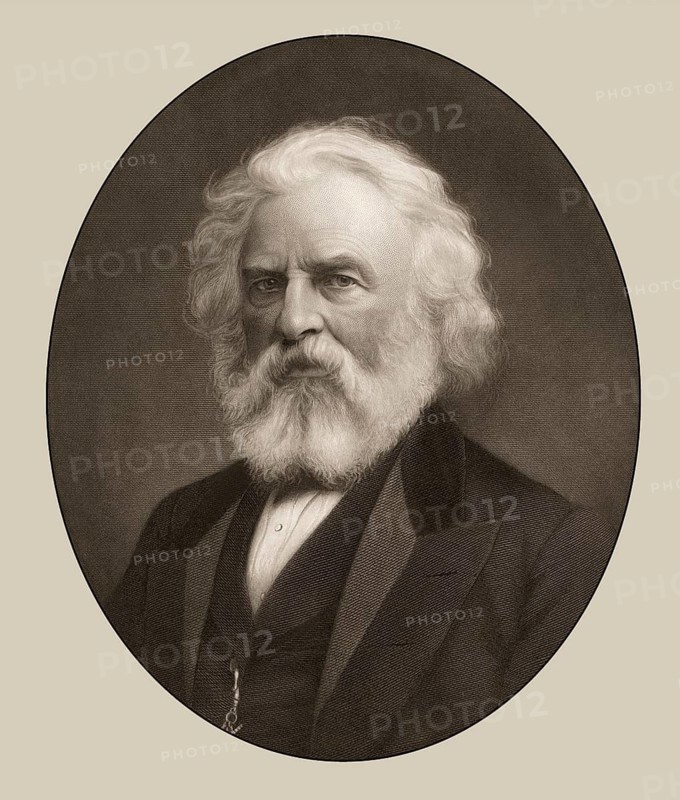 Henry Wadsworth Longfellow, 1807 – 1882, American poet, digitally edited