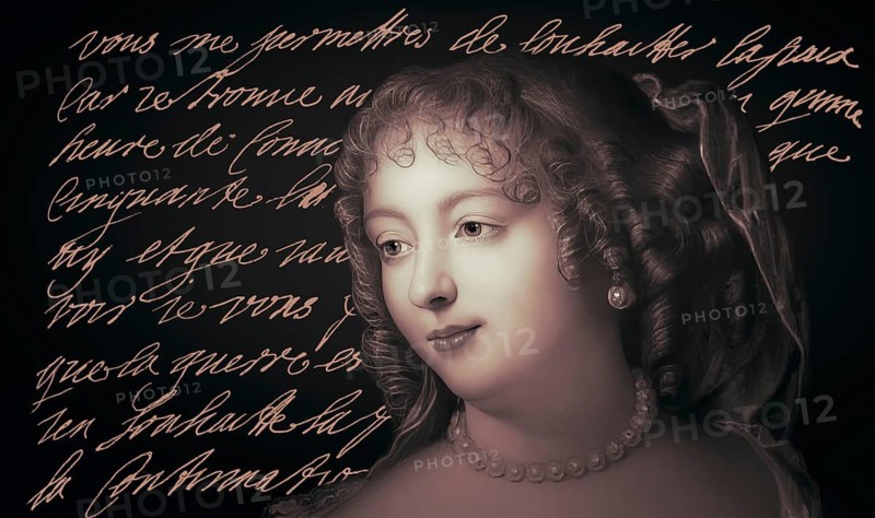 Marie de Rabutin-Chantal, marquise de Sévigné, also known as Madame de Sévigné or Mme de Sévigné, French aristocrat, digitally edited after Marie Victoire Jaquotot