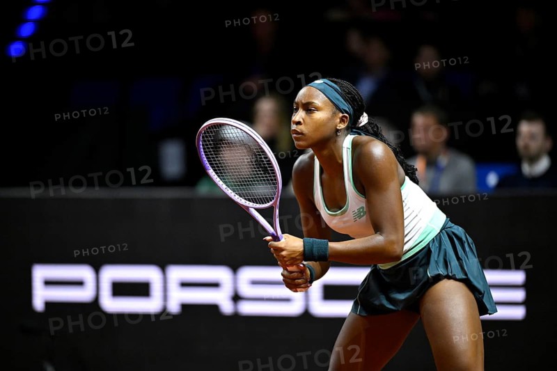 Action Coco Gauff USA Women Women Porsche Tennis Grand Prix Porsche Arena, Stuttgart, Baden-Württemberg, Germany