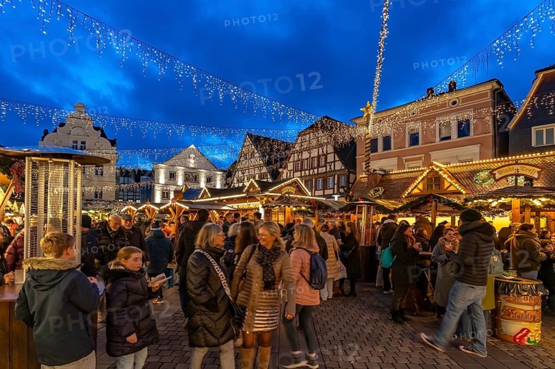 Christmas market in Unna, North Rhine-Westphalia, Germany