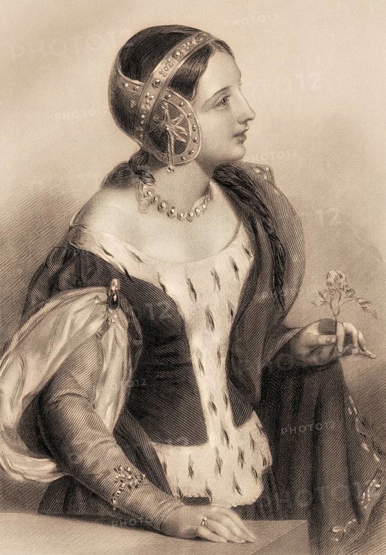 Isabella of France, 1295 – 1358, Queen of England as the wife of King Edward II