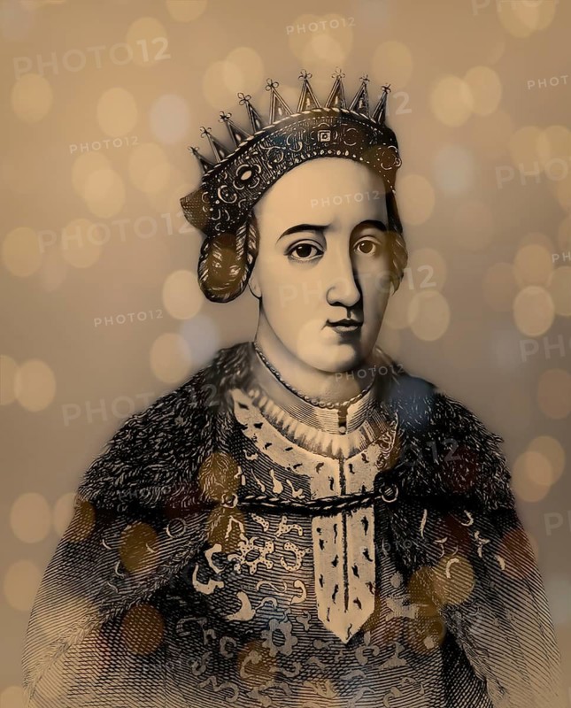 Margaret I, Margrete Valdemarsdatter, 1353 – 1412, ruler of Denmark, Norway and Sweden, digitally altered