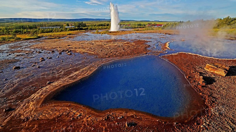 Europe, Scandinavia, Iceland, Strokkur