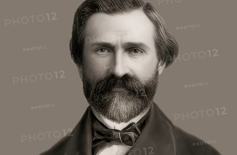 Giuseppe Verdi, 1813 – 1901, Italian opera composer, digitally edited