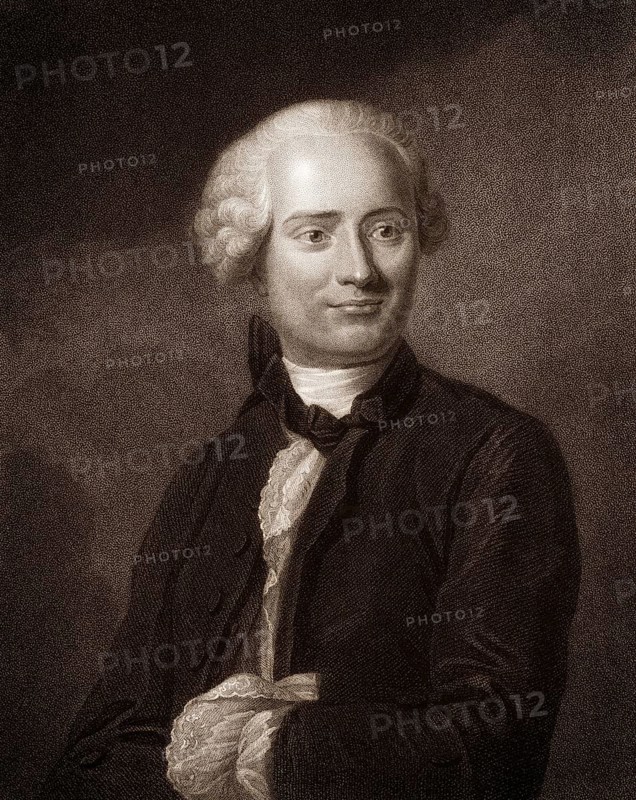 Jean-Baptiste le Rond d'Alembert, 1717-1783, a French mathematician, mechanician, physicist, philosopher, and music theorist